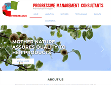Tablet Screenshot of progressive-iso.com